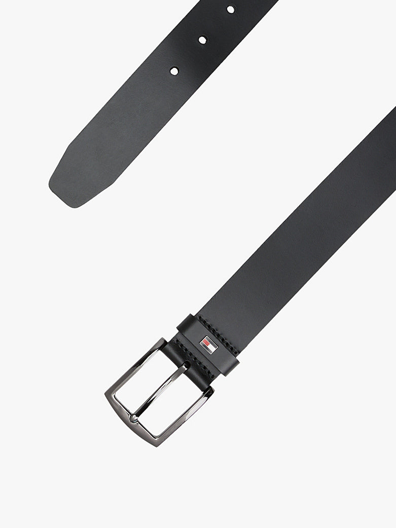Tommy Hilfiger Square Buckle Leather Belt