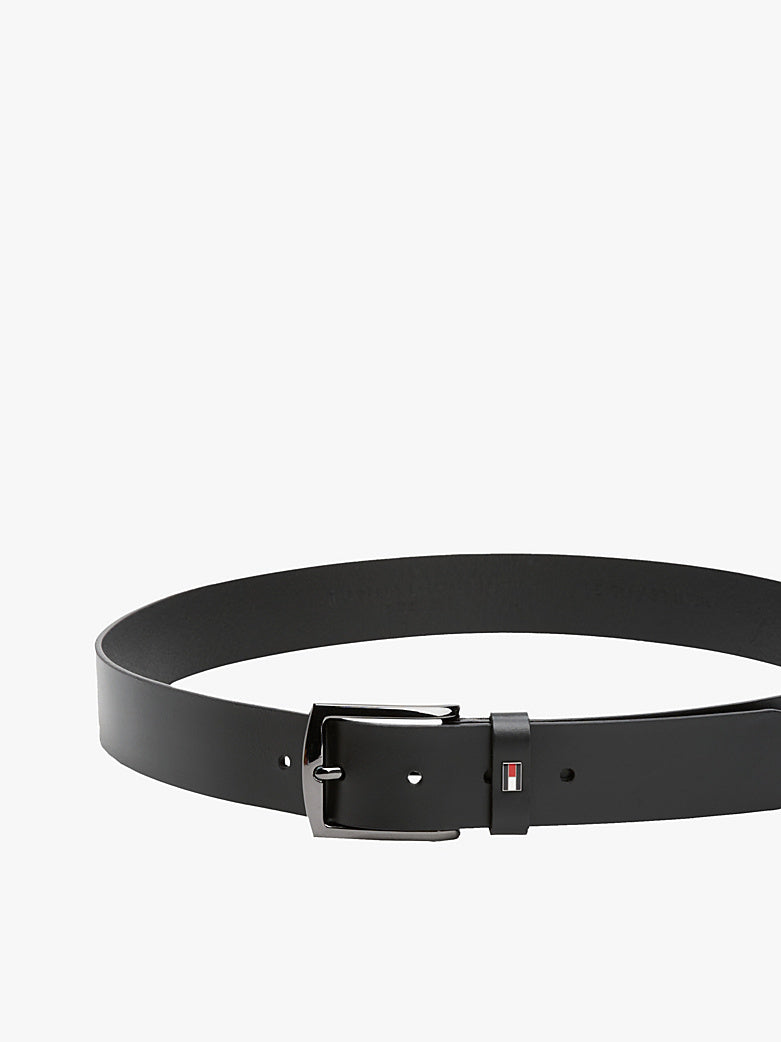 Tommy Hilfiger Square Buckle Leather Belt