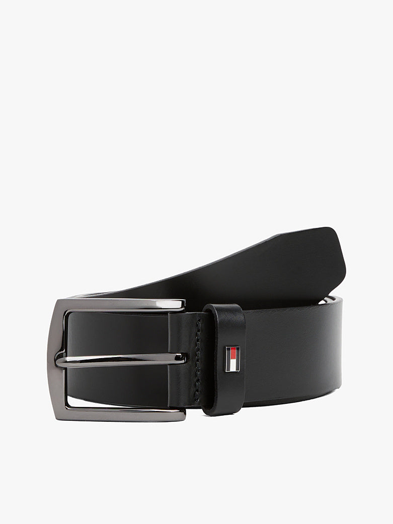 Tommy Hilfiger Square Buckle Leather Belt