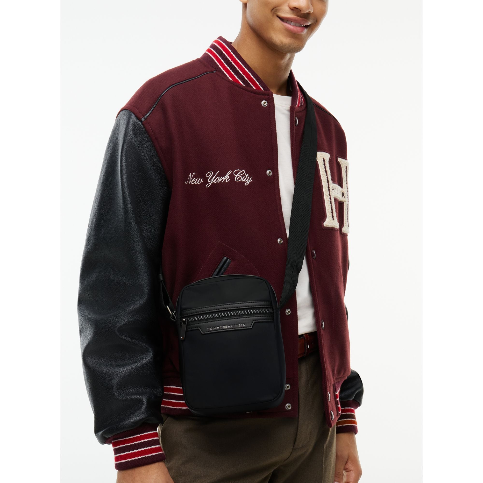 Tommy Hilfiger Nylon Mini Reporter Bag