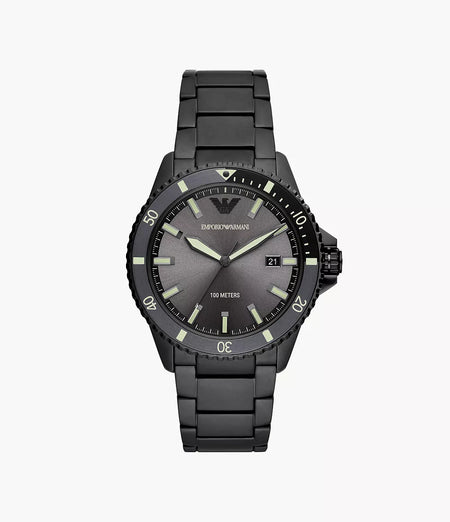 Emporio Armani Three-Hand Date Watch