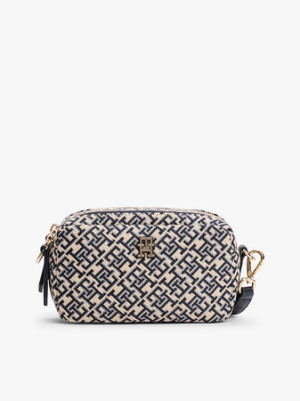 Tommy Hilfiger Monogram Jacquard Camera Bag