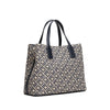 حقيبة تومي هيلفيجر Monogram Jacquard Satchel