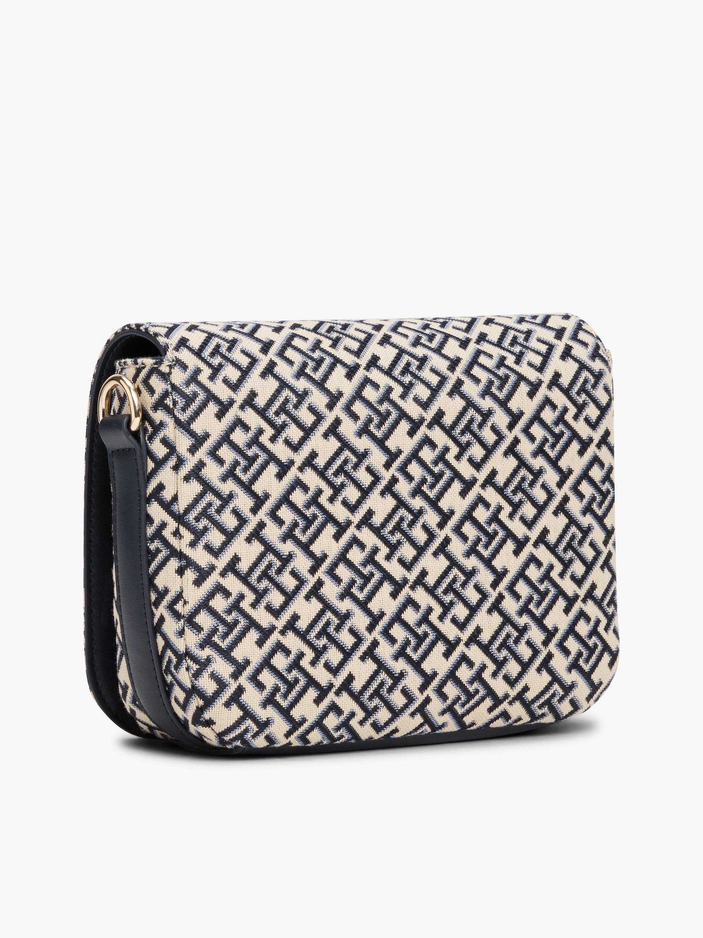 حقيبة تومي هيلفيجر Monogram Jacquard Crossbody