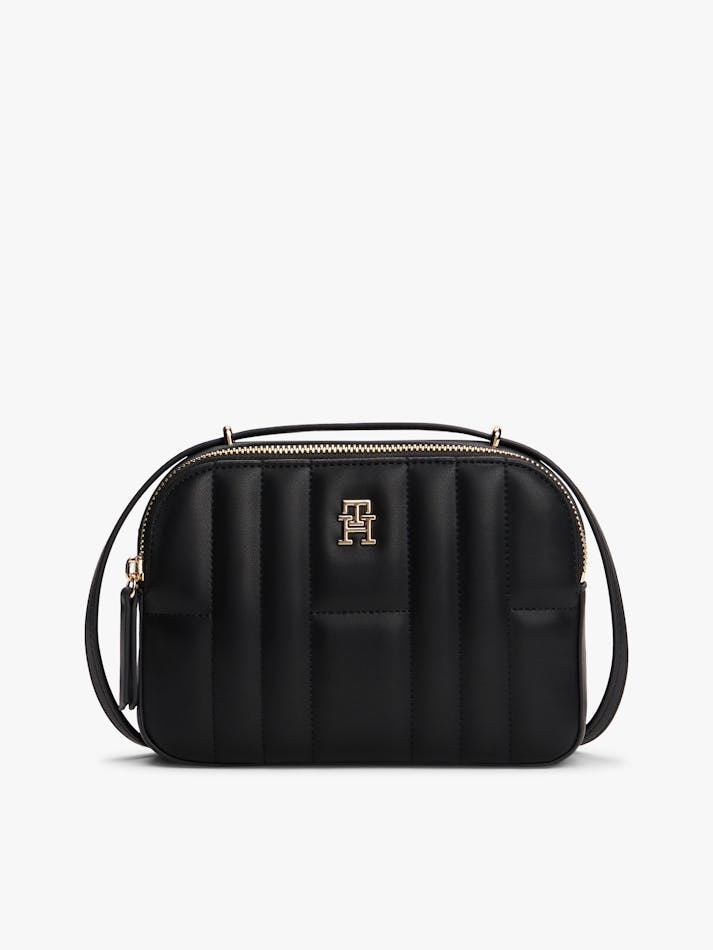 حقيبة تومي هيلفيجر Monogram Quilted Camera Crossbody