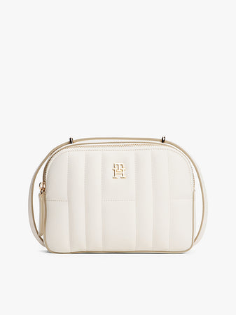 Tommy Hilfiger Monogram Quilted Camera Crossbody Bag