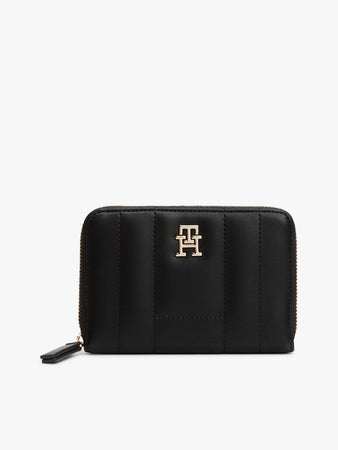 Tommy Hilfiger Th Monogram Flag Quilted Zip-Around Wallet