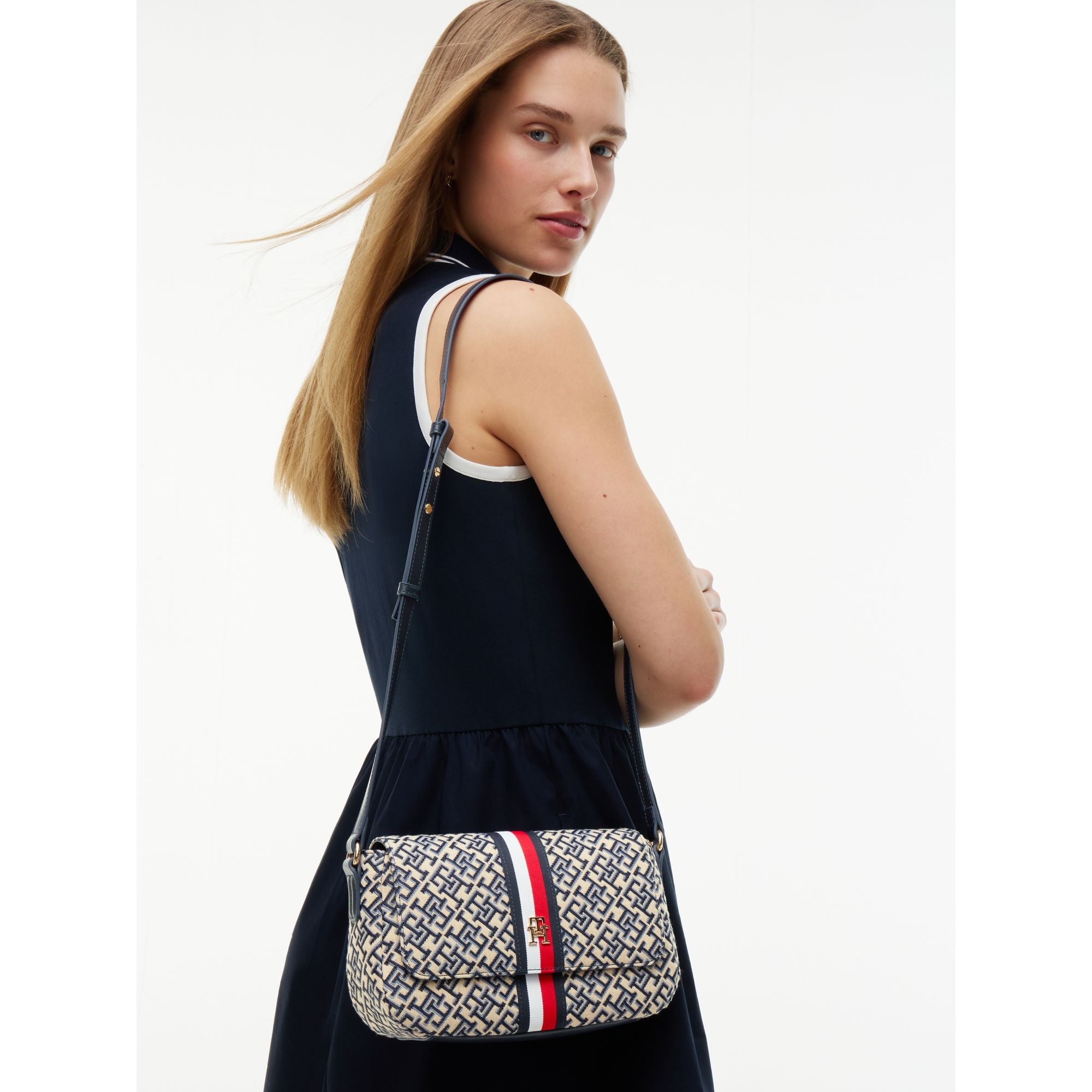 Tommy Hilfiger Jacquard Ess Crossover Bag