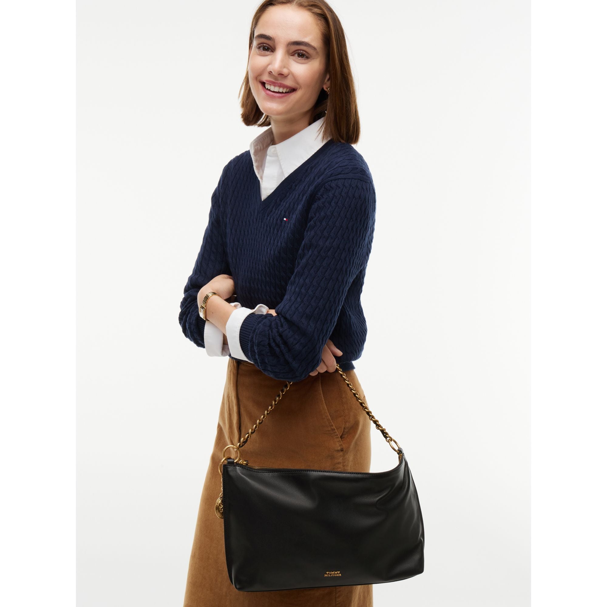 حقيبة تومي هيلفيجر Downtown Mini Leather