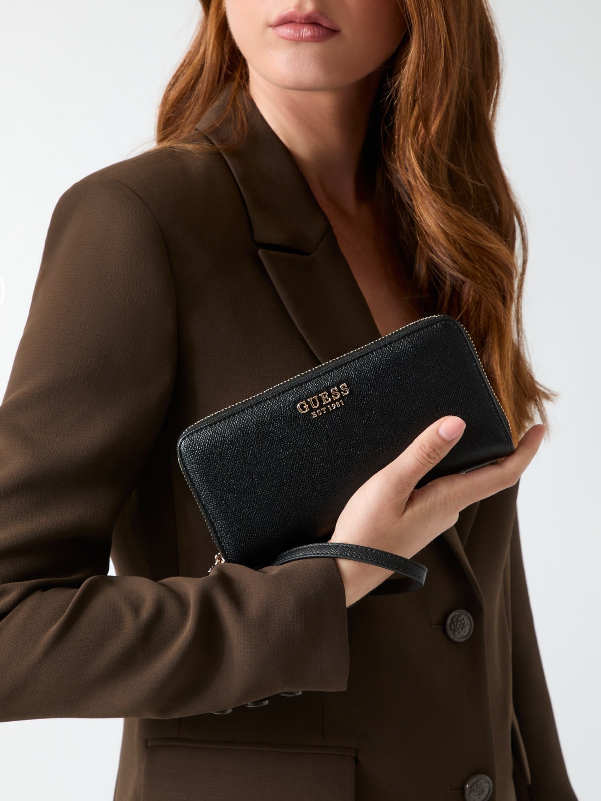 Guess Amorette Slg Lrg Zip Around Wallet