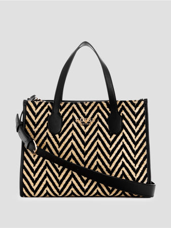 Guess Silvana Chevron Tote Bag