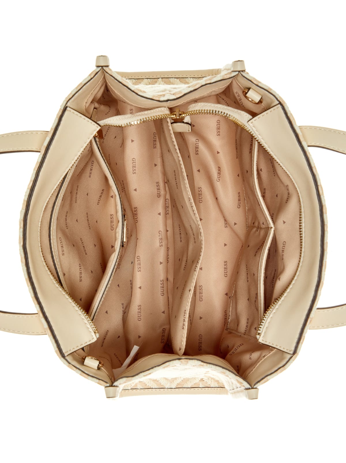 Guess Silvana Chevron Tote Bag