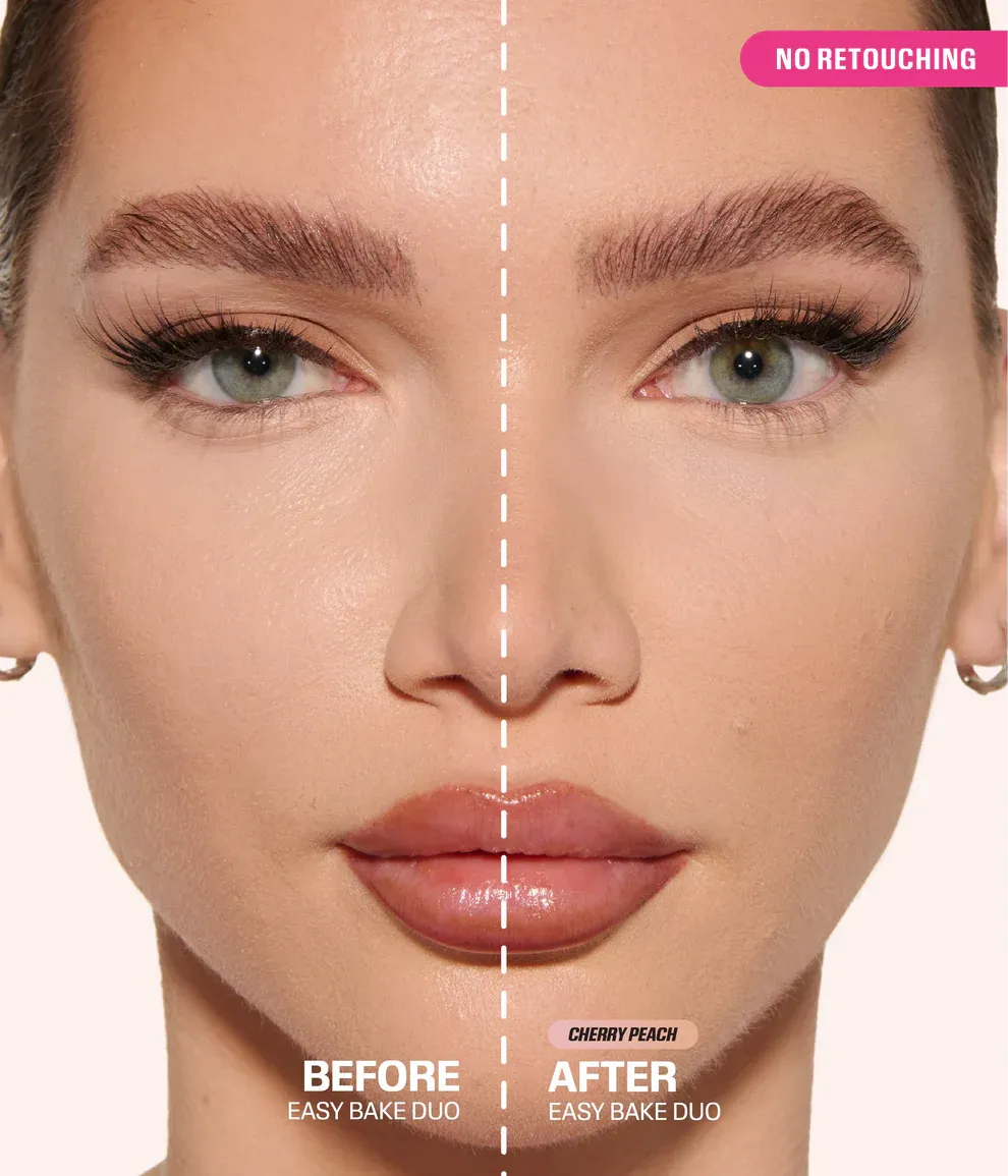 Huda Beauty Easy Bake Duo Cherry Blossom and Peach Pie Setting Powder