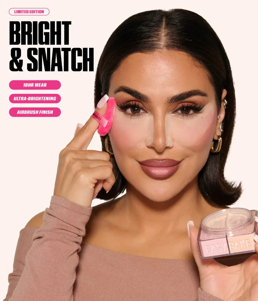 Huda Beauty Easy Bake Duo Cherry Blossom and Peach Pie Setting Powder