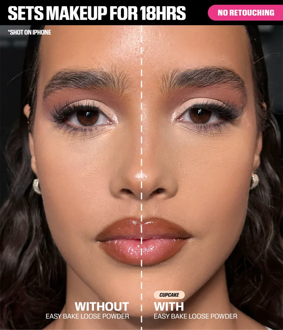 Huda Beauty Easy Bake Duo Cherry Blossom and Peach Pie Setting Powder