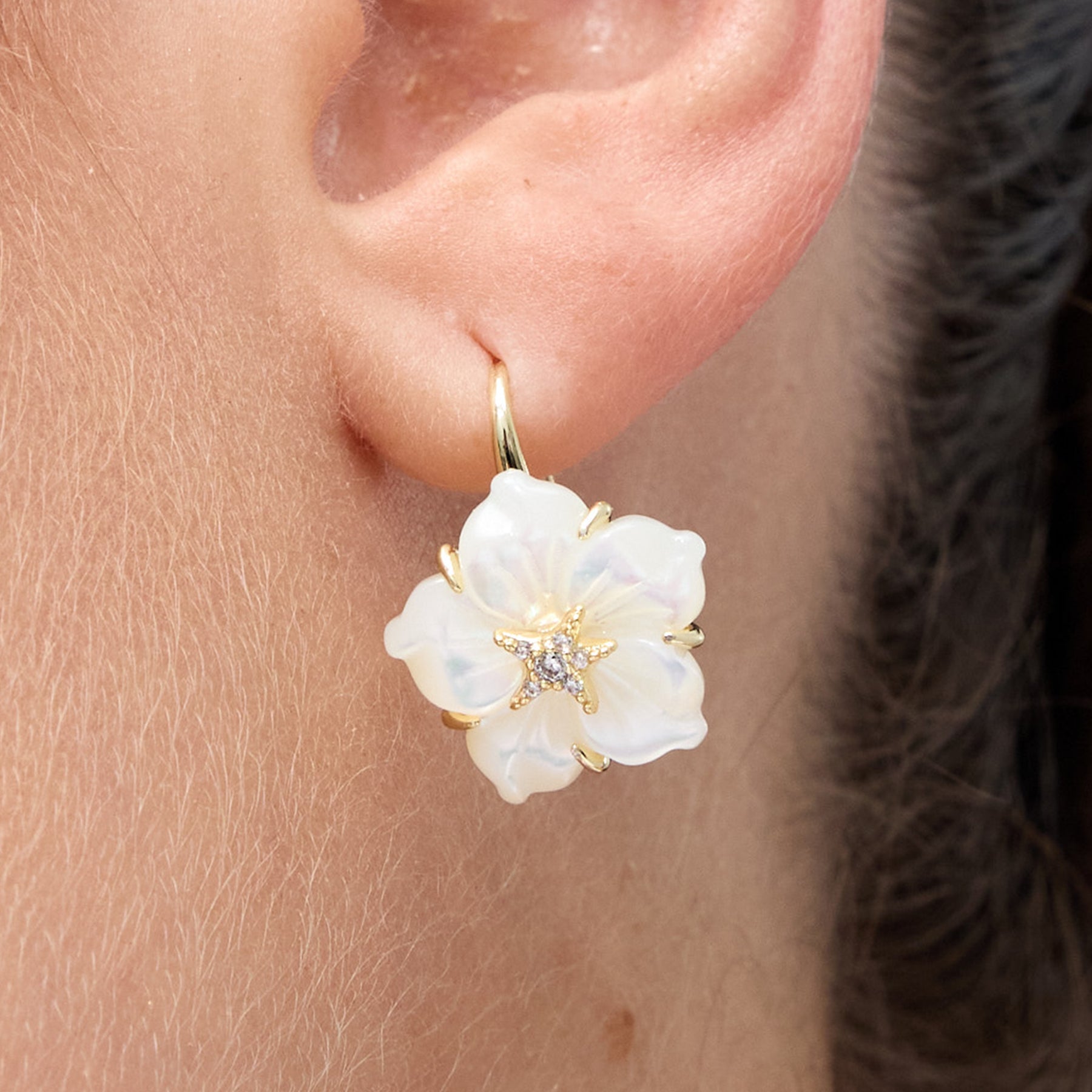 Danon Camellia Earrings