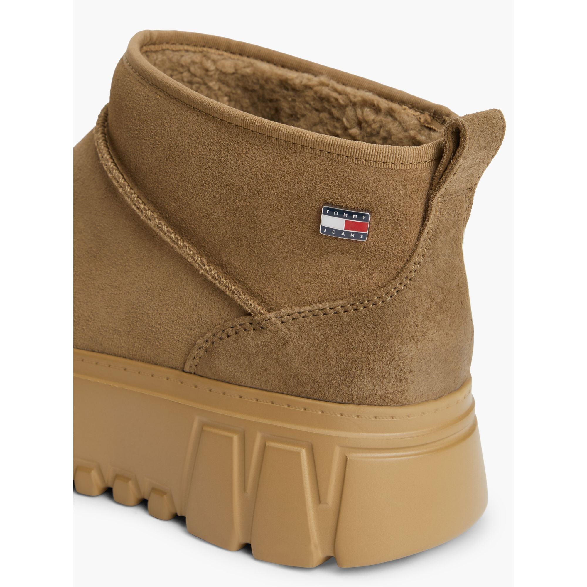 Tommy Hilfiger Suede Platform Boots Wl Shoe