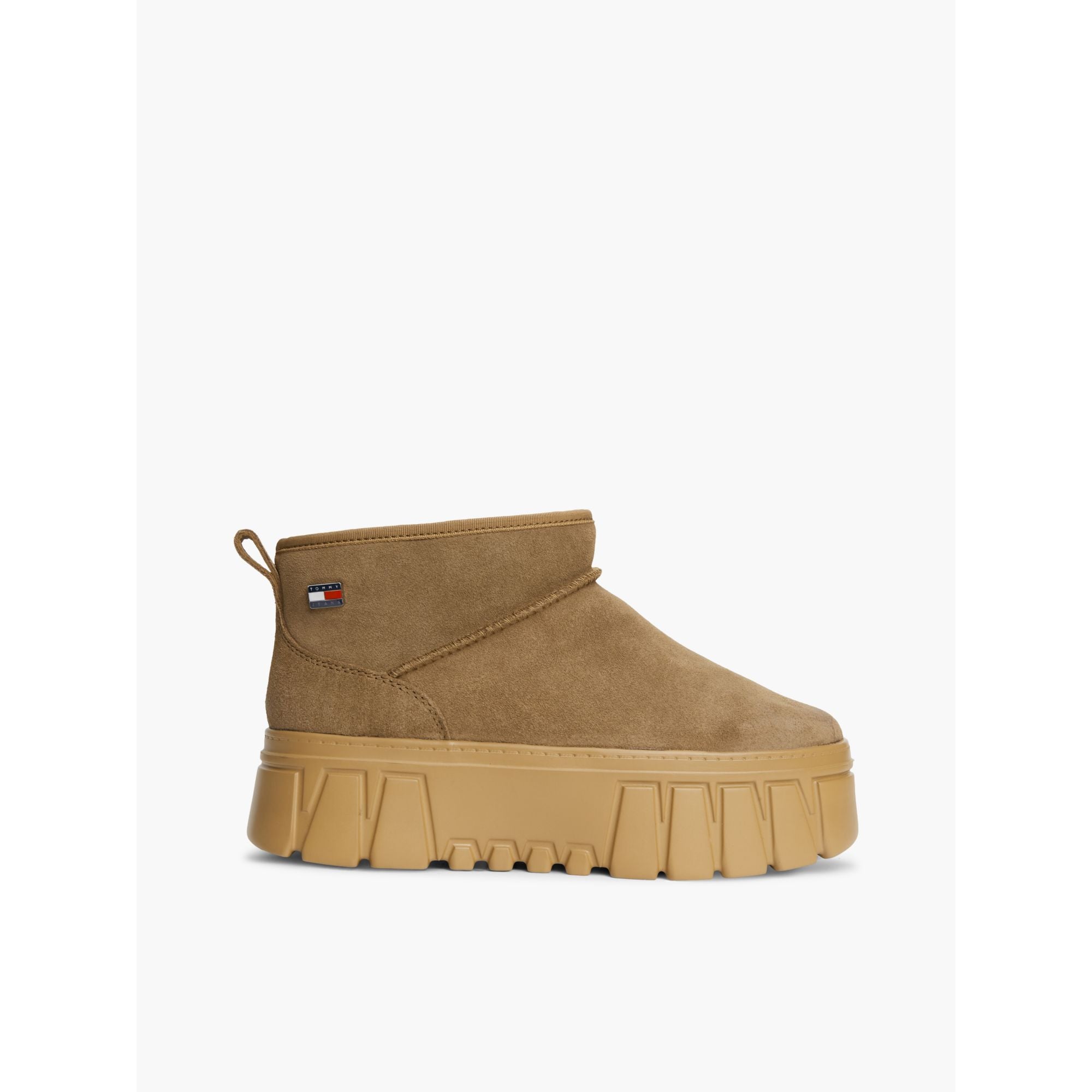 Tommy Hilfiger Suede Platform Boots Wl Shoe