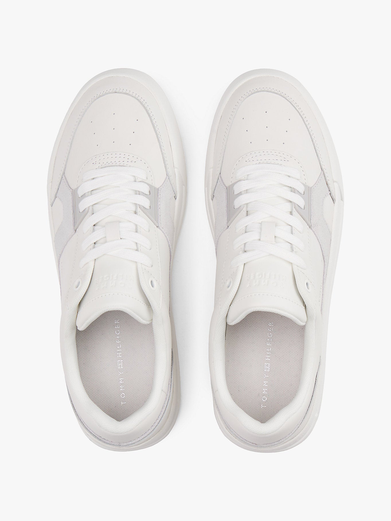 حذاء سنيكر تومي هيلفيجر Contrast Panel Court Trainers