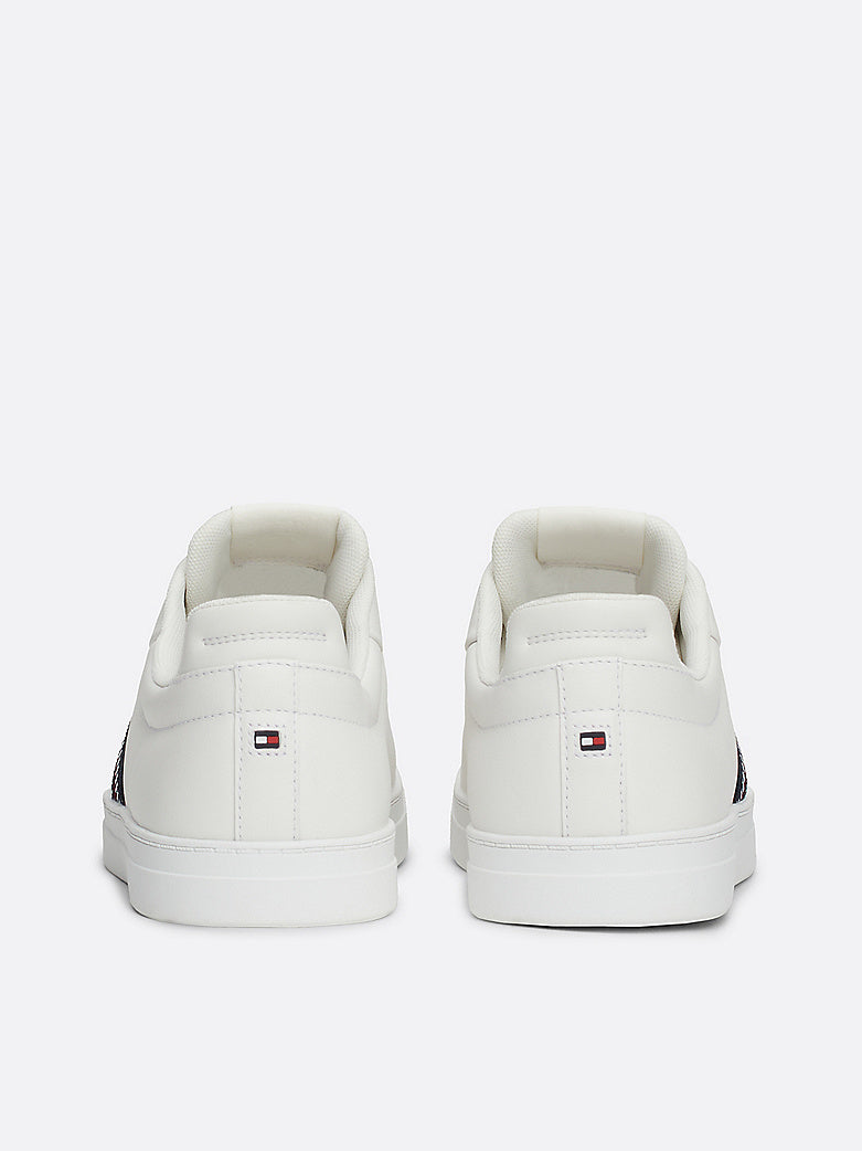 Tommy Hilfiger Leather Signature Tape Court Trainers Sneaker