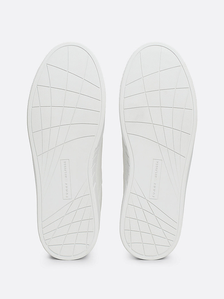 Tommy Hilfiger Leather Signature Tape Court Trainers Sneaker