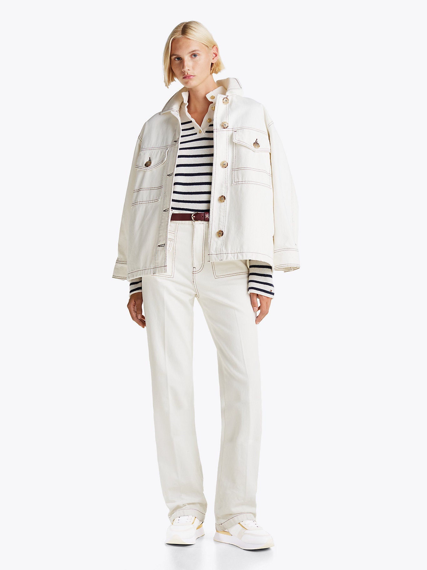 Tommy Hilfiger Th Monogram Metallic Sneaker