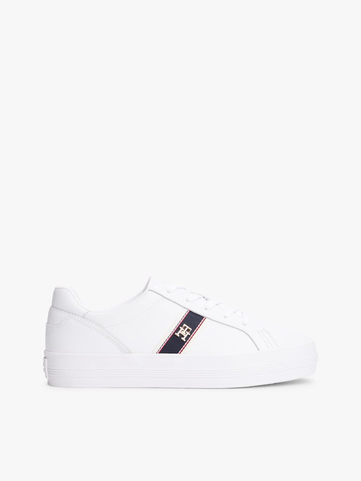حذاء سنيكر تومي هيلفيجر Th Monogram Plaque Trainers
