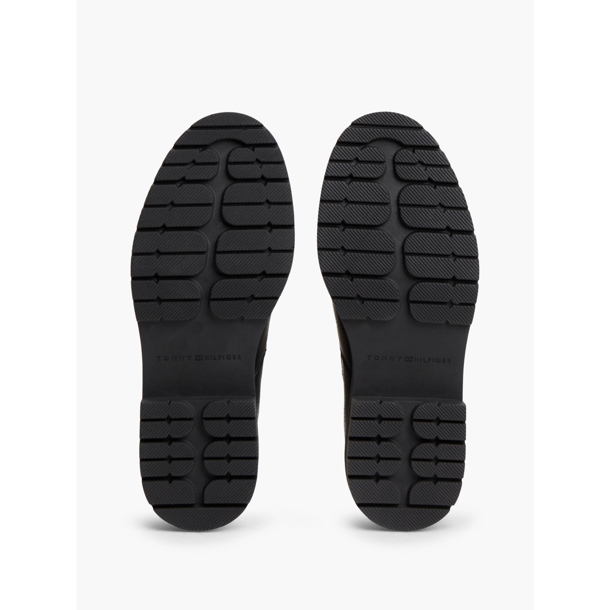حذاء تومي هيلفيجر Emboss Grain Leather Chelsea