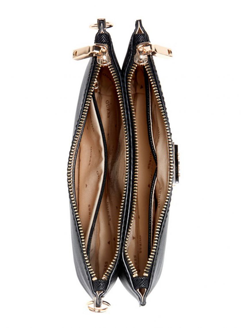 Guess Ilia 2 Comp Xbody Top Zip Bag