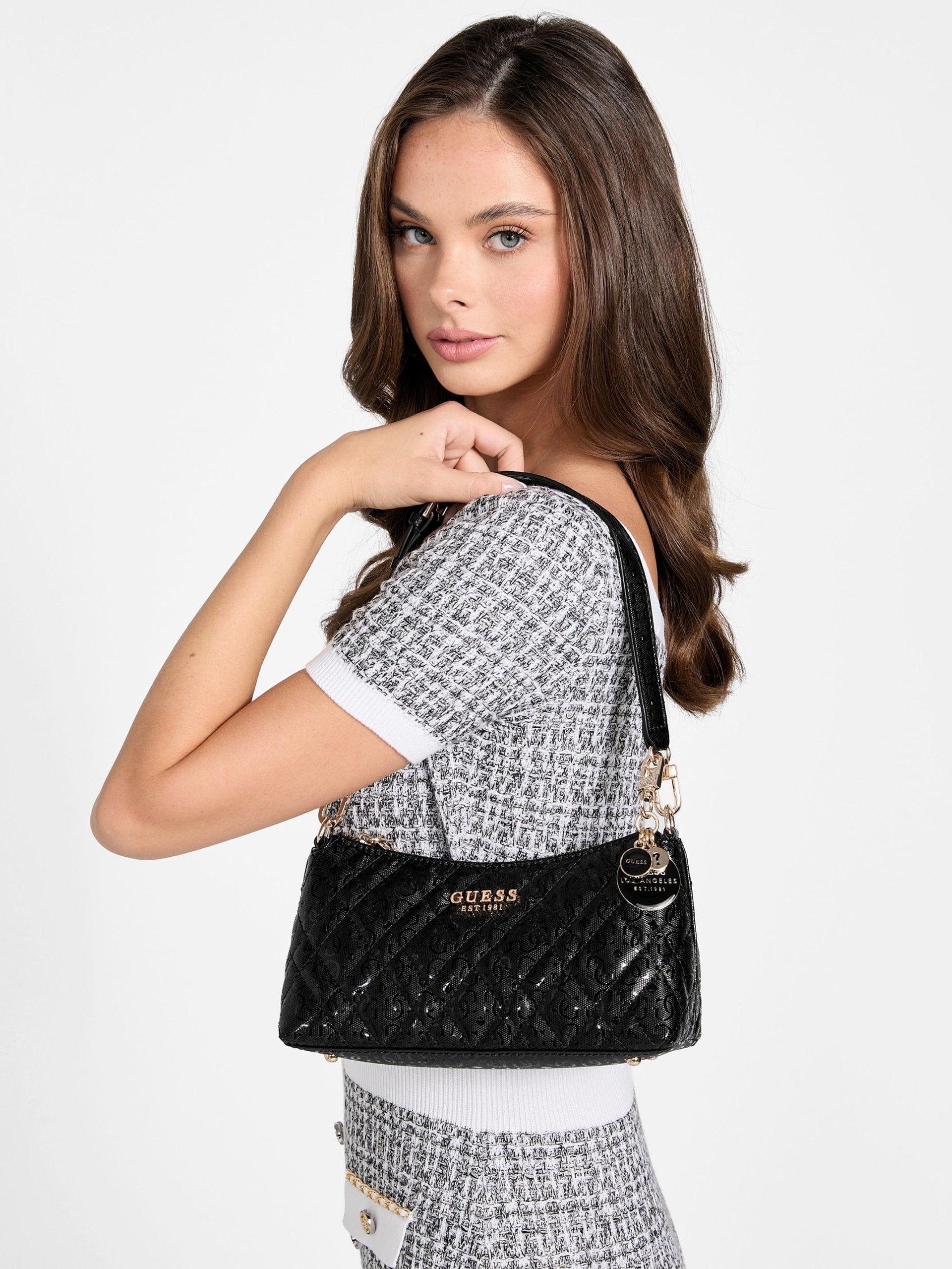 حقيبة جيس Isemay Quilted Shoulder