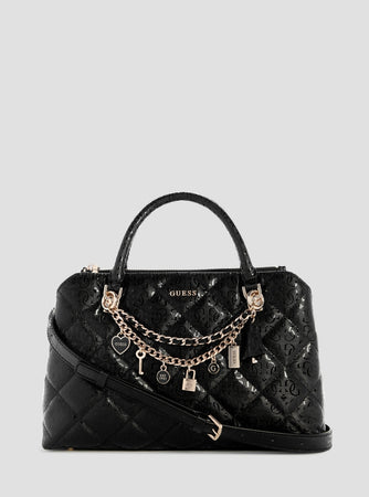 Guess Libby Double Compartment Satchel Bag