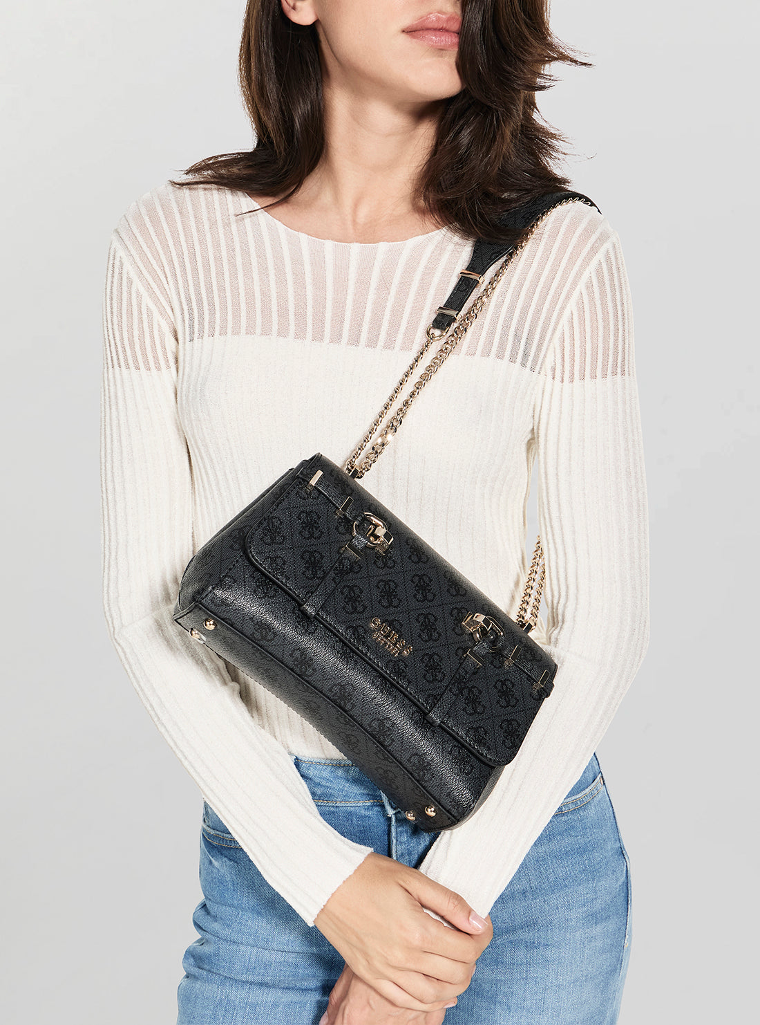 Guess leona convertible crossbody flap Bag