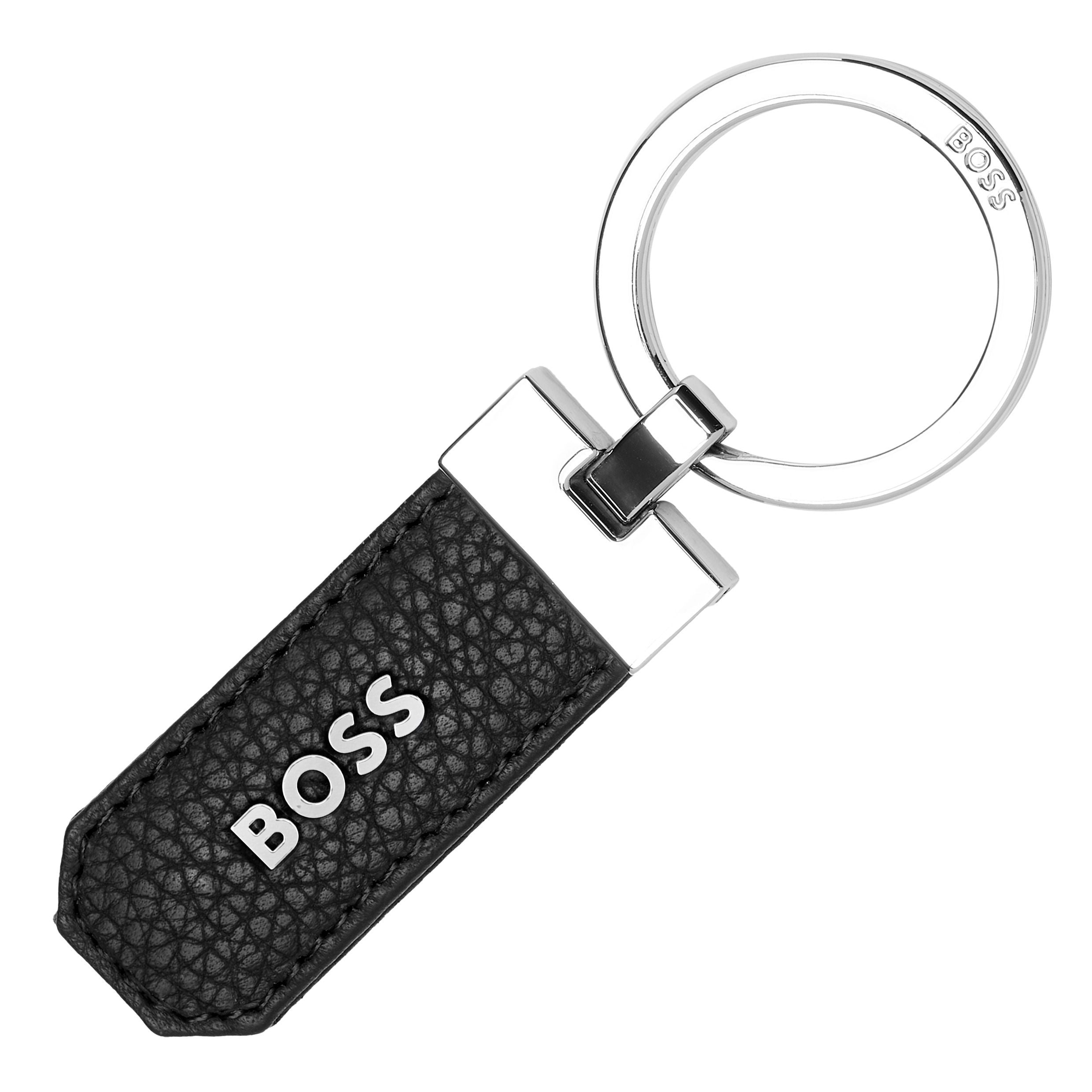 Hugo Boss Classic Grained Keychain