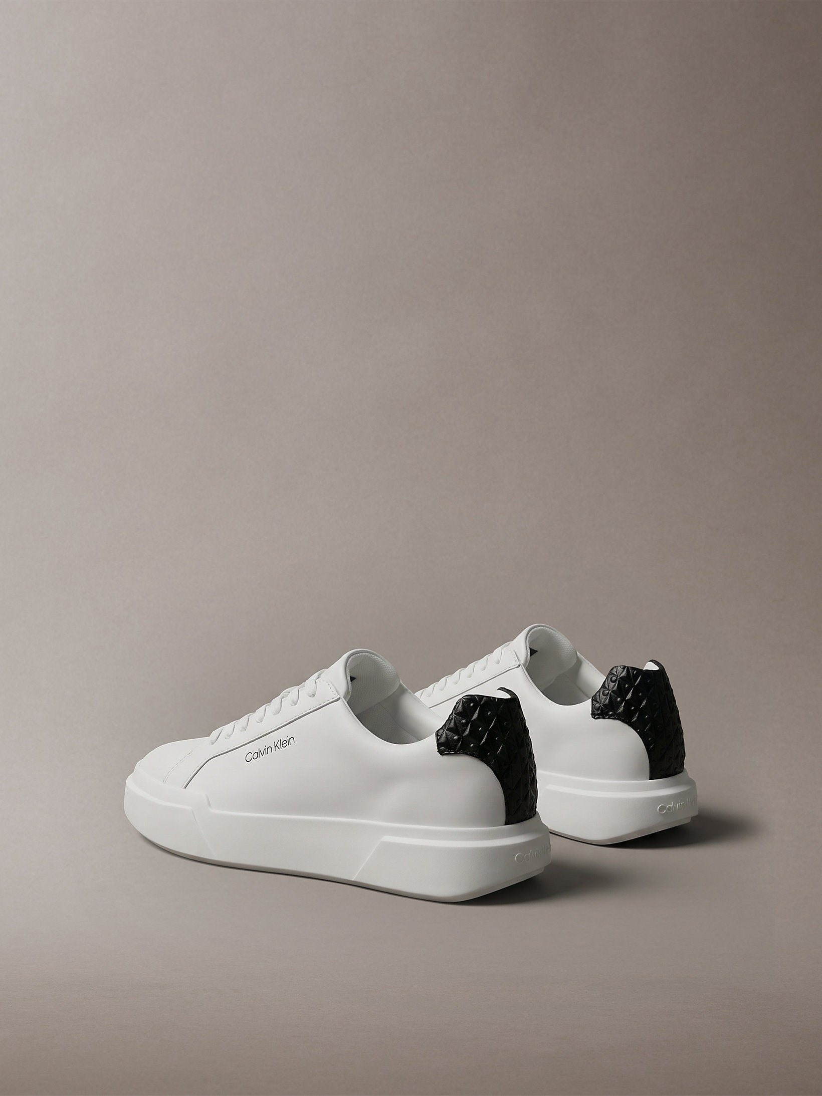 Calvin Klein Chunky Cups Laceup Lth Aop Bt Sneaker