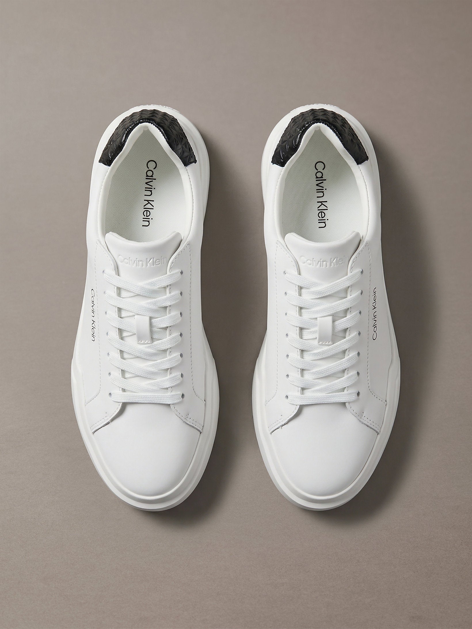 Calvin Klein Chunky Cups Laceup Lth Aop Bt Sneaker