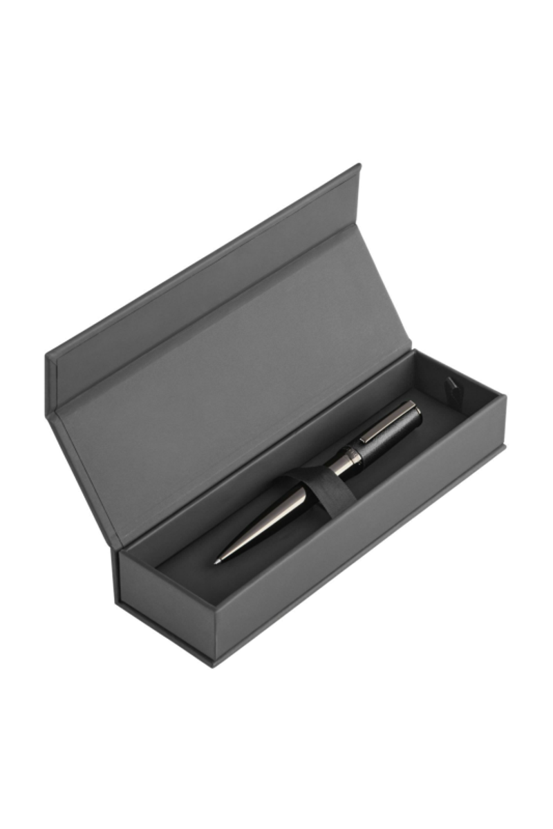 HUGO BOSS Ballpoint pen Double B Saffiano Black