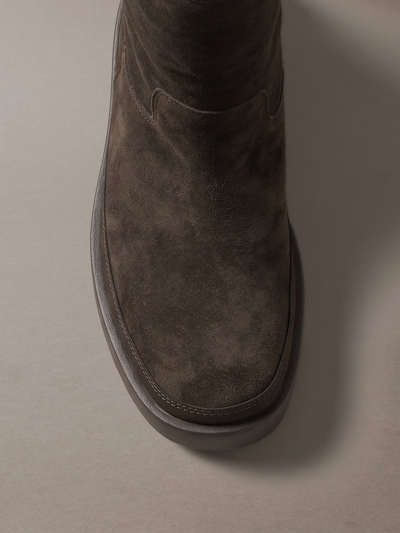 حذاء كالفين كلاين Flatform Mid Boot Suede Wl