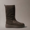 حذاء كالفين كلاين Flatform Mid Boot Suede Wl