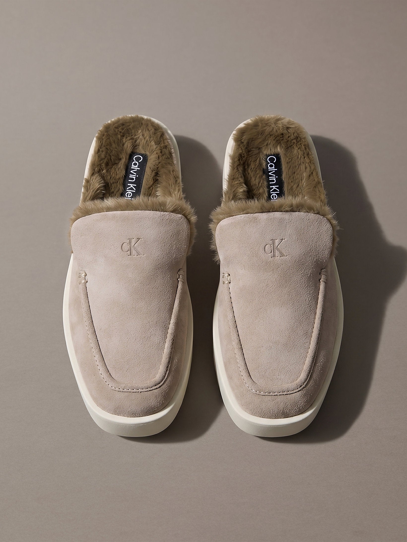 Calvin Klein Flatform Mule Suede Wl Shoe