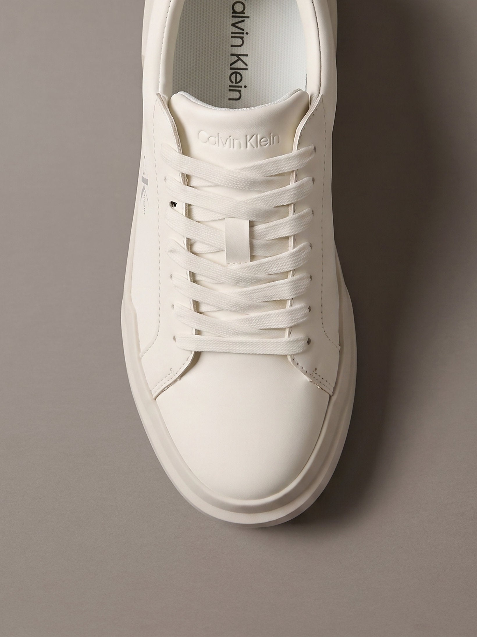 Calvin Klein Chunky Cups Laceup Lth Bt Croc Sneaker