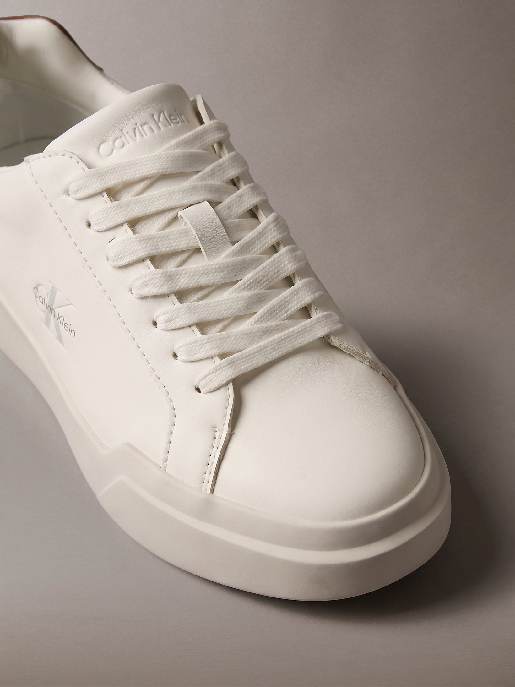 Calvin Klein Chunky Cups Laceup Lth Bt Croc Sneaker