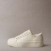 Calvin Klein Vulc Flatf Laceup Lth Fur Sneaker