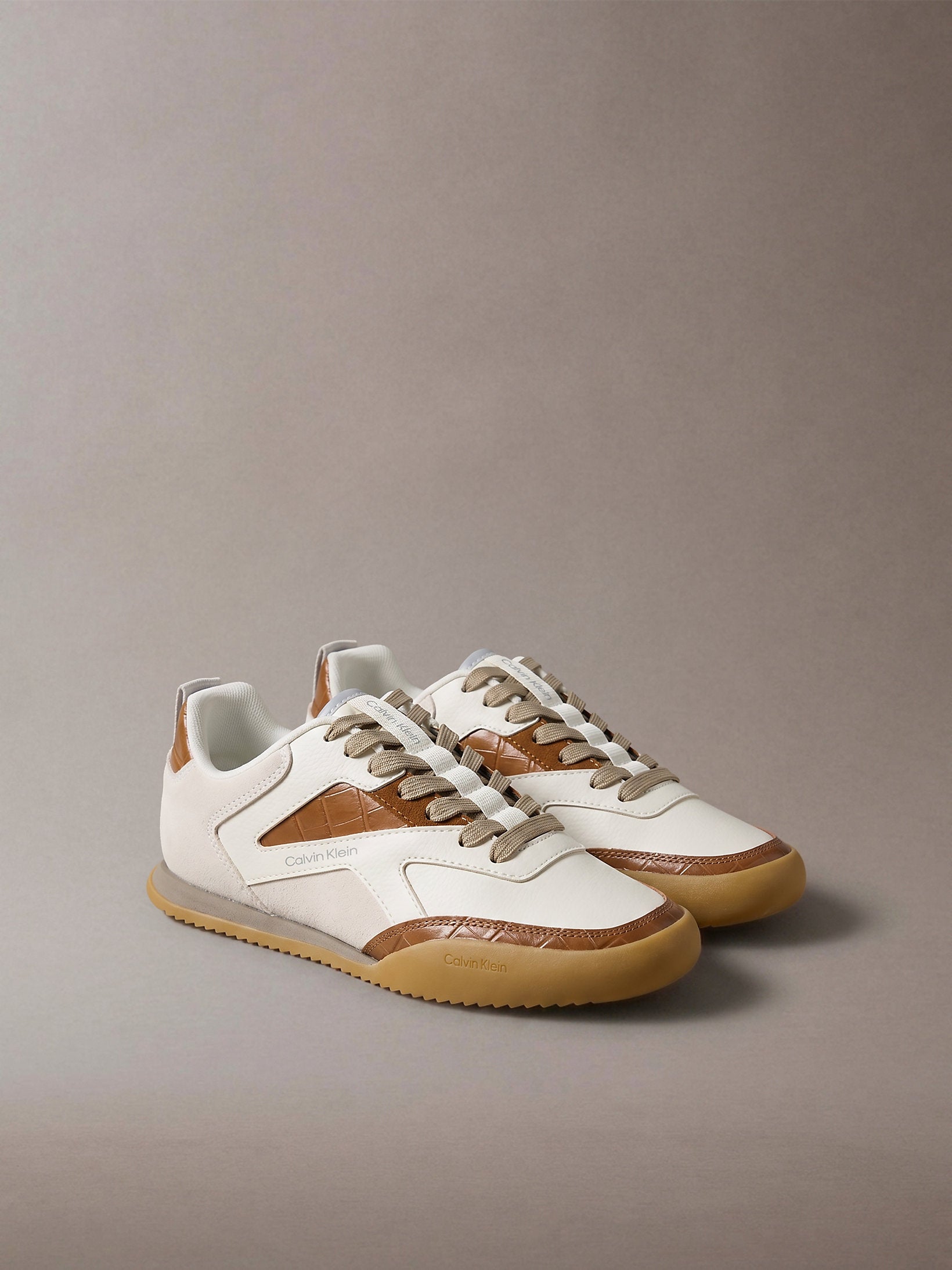 Calvin Klein Low Pro Runner Laceup Lth Croco Sneaker