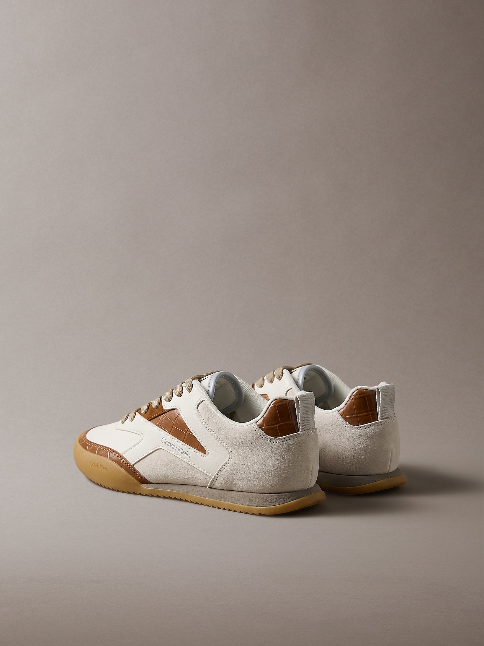 Calvin Klein Low Pro Runner Laceup Lth Croco Sneaker