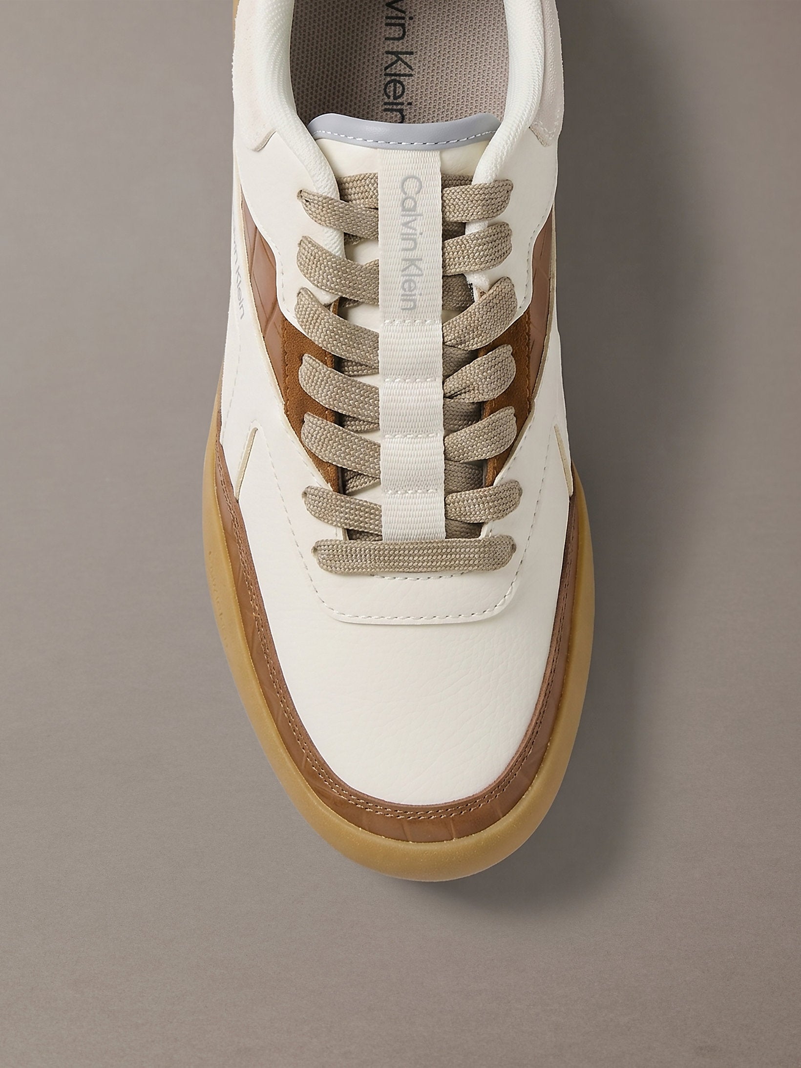 Calvin Klein Low Pro Runner Laceup Lth Croco Sneaker