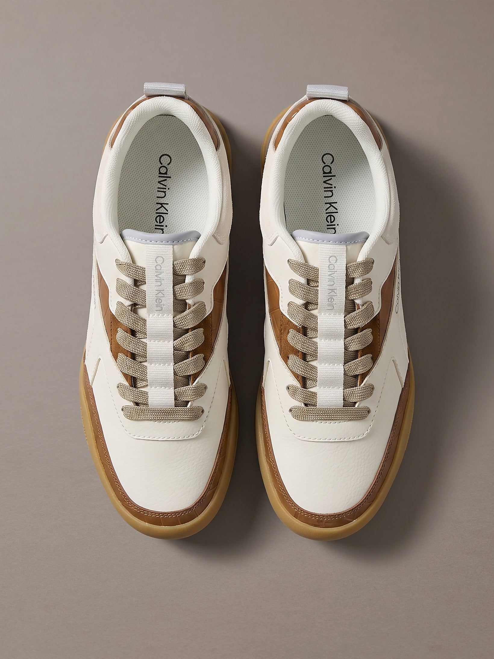 Calvin Klein Low Pro Runner Laceup Lth Croco Sneaker