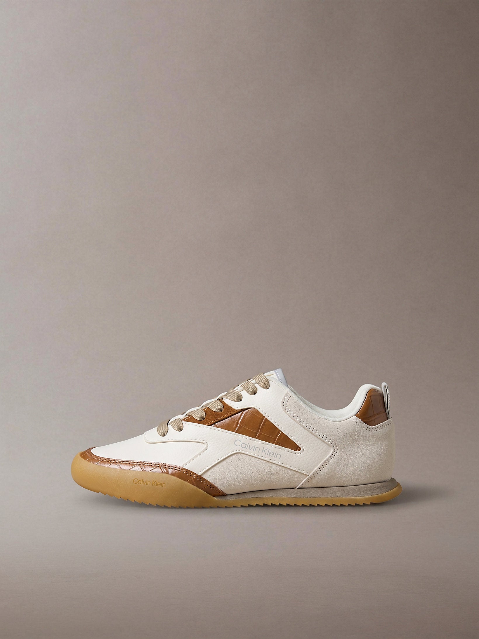 Calvin Klein Low Pro Runner Laceup Lth Croco Sneaker