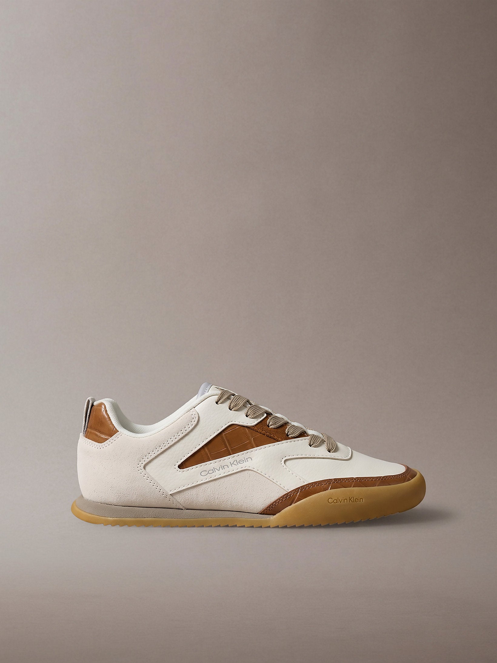Calvin Klein Low Pro Runner Laceup Lth Croco Sneaker