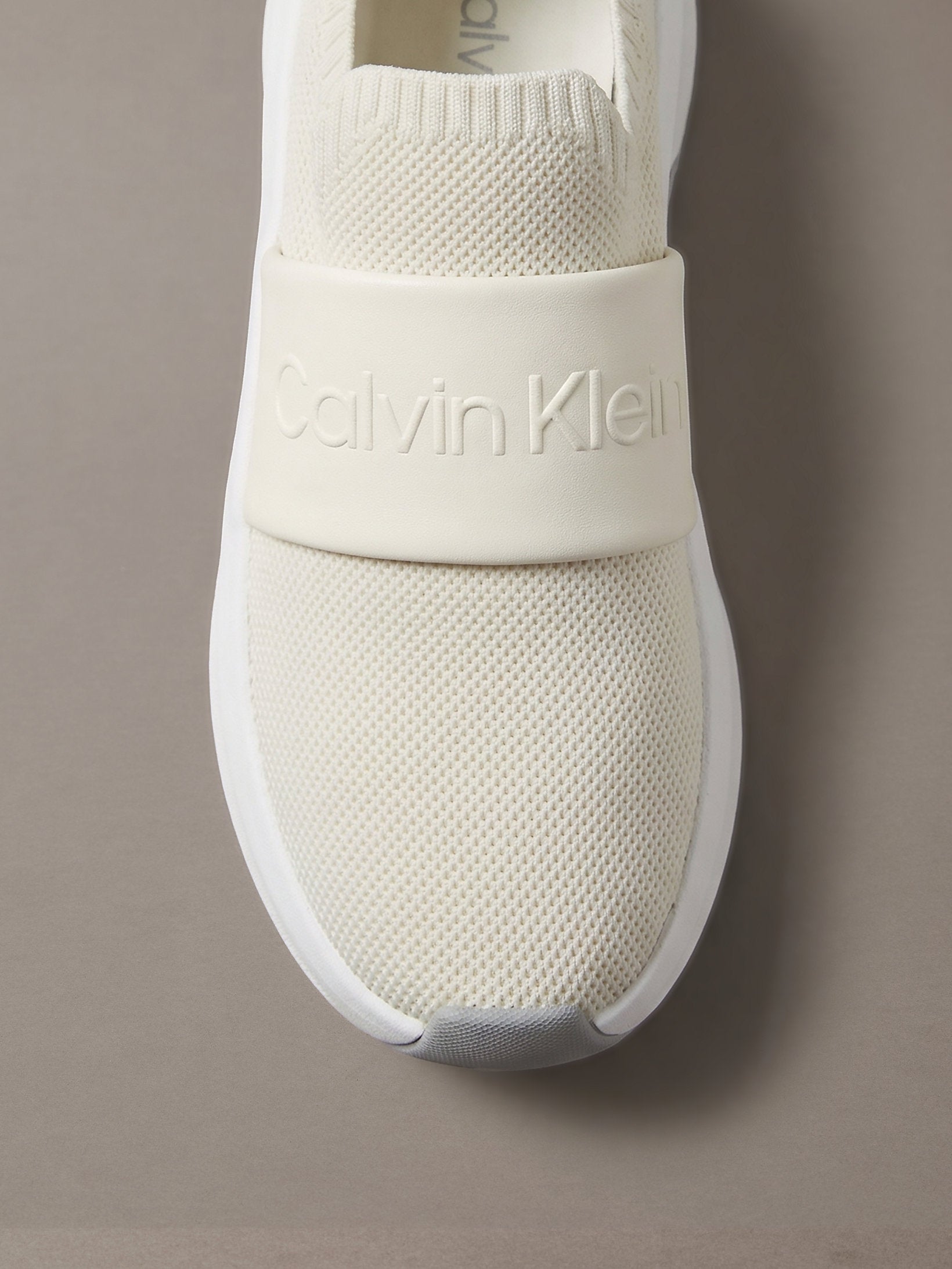 Calvin Klein Chunky Run Slipon Knit Logo Tape Shoe