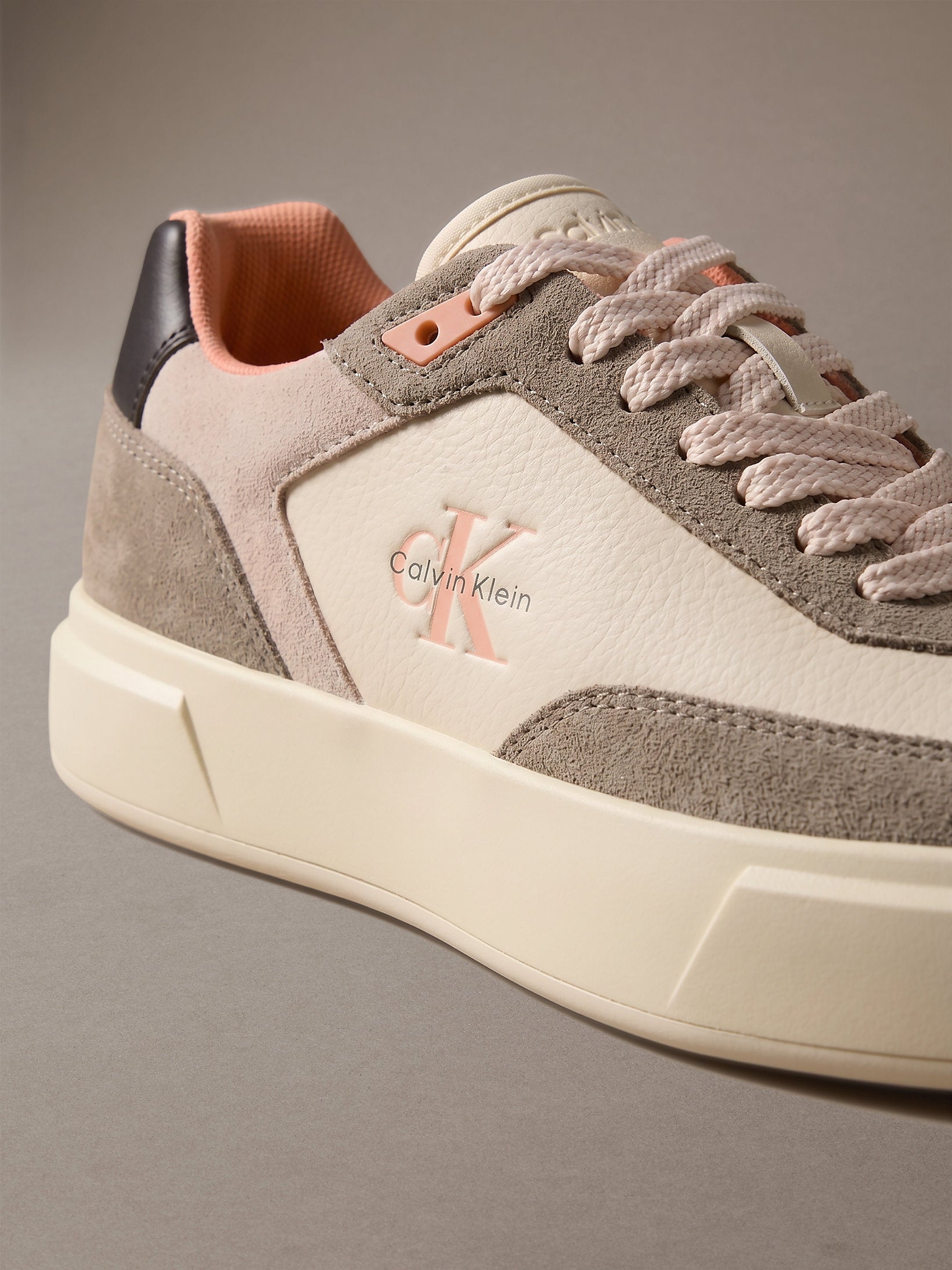 Calvin Klein Prime Cupso Laceup Lth-Su Sneaker